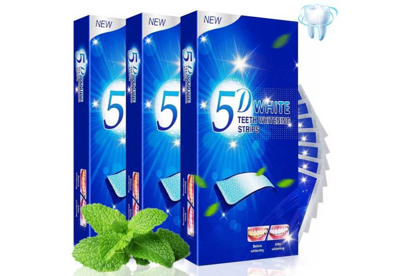 P-Beauty Cosmetic Accessories White Stripes Zahnweiß Zahnaufhellungstreifen Weiße Zähne Bleaching 5D, Bleaching von P-Beauty Cosmetic Accessories