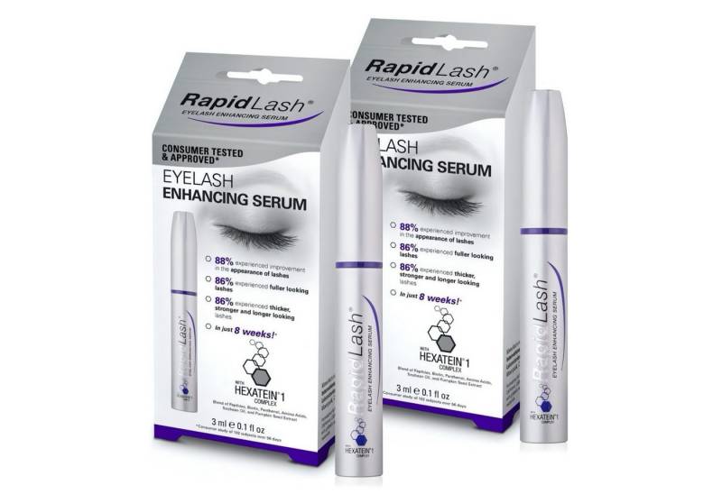 P-Beauty Cosmetic Accessories Wimpernserum Rapid/Lash Eyelash Serum zur Wimpernverlängerung 3ml, 2-tlg., Wimpernserum, Wimpernpflege, Rapid Serum von P-Beauty Cosmetic Accessories