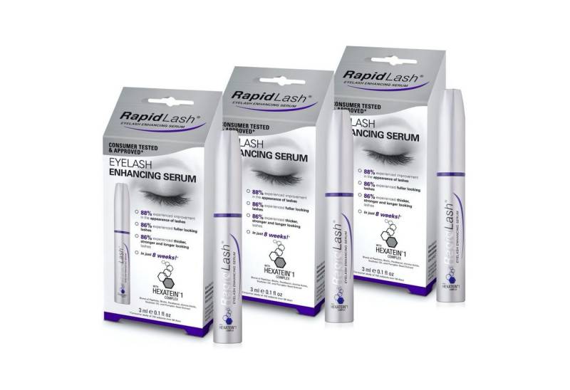 P-Beauty Cosmetic Accessories Wimpernserum Rapid/Lash Eyelash Serum zur Wimpernverlängerung 3ml, 3-tlg., Wimpernserum, Wimpernpflege, Rapid Serum von P-Beauty Cosmetic Accessories