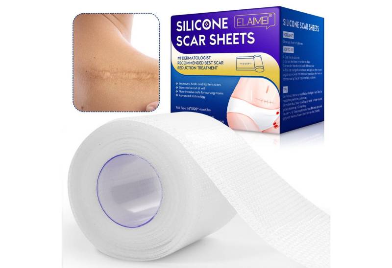 P-Beauty Cosmetic Accessories Wundpflaster Narbenpflaster Narben Reduktion Silicone Scar Sheets Transparent (1 St), Aknenarben, Dehnungsstreifen, Geschädigte Haut von P-Beauty Cosmetic Accessories