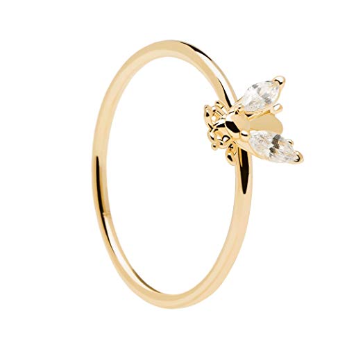 PDPAOLA - Buzz Ring - 925er Sterlingsilber 18k Vergoldung - Damenschmuck von P D PAOLA