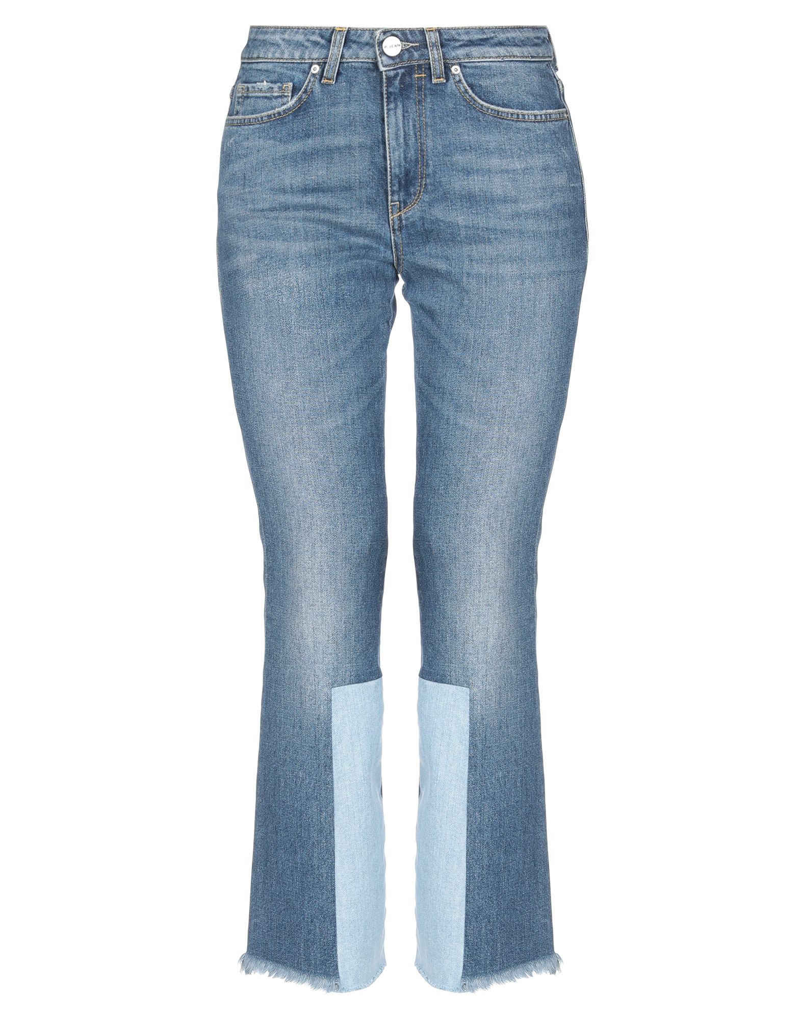 P_JEAN Cropped Jeans Damen Blau von P_JEAN