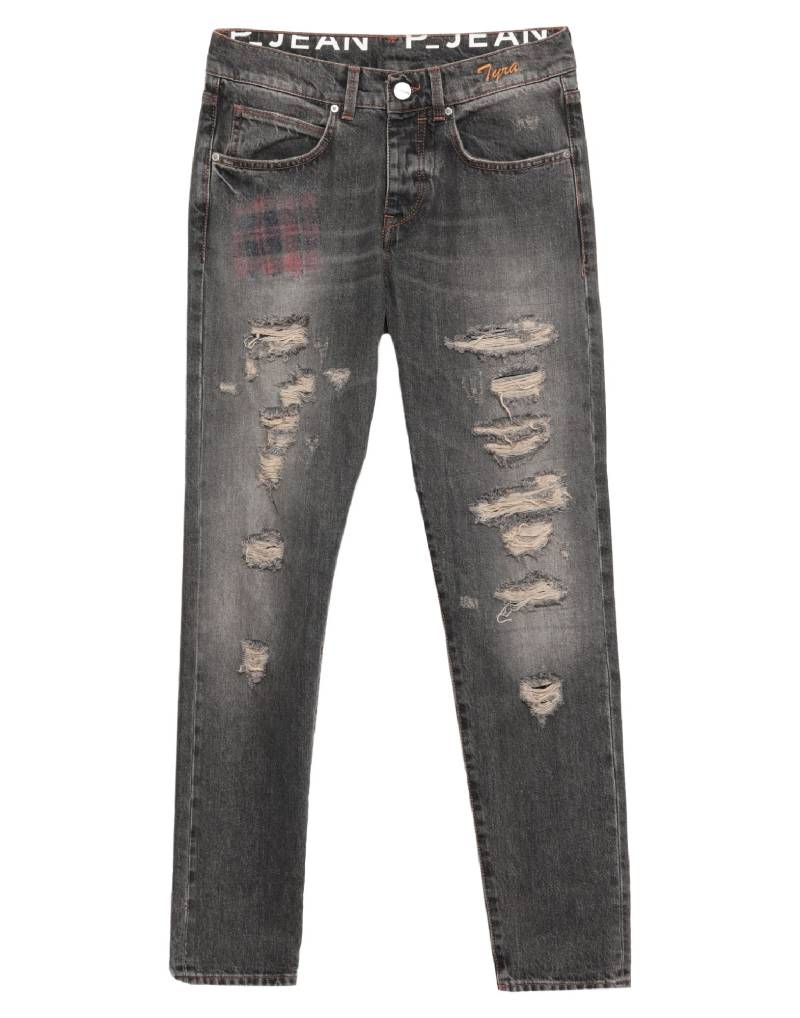P_JEAN Jeanshose Damen Braungrau von P_JEAN