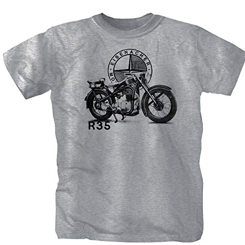 EMW grau Jawa Enduro Chopper DKW DDR AWO MZ Simson Motorrad Oldtimer ETZ Schwalbe S 51 RT 125 Shirt Polo T-Shirt XXL von P-T-D