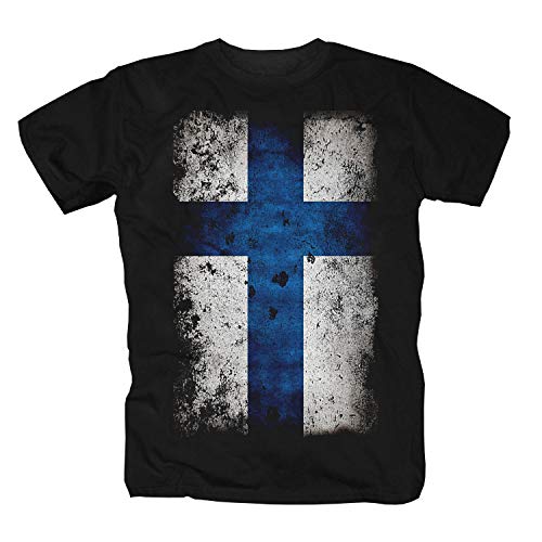 Finnland Helsinki Norwegen Schweden Wikinger Vikings Suomi Angeln jagen Nordpol Thor Shirt Polo T-Shirt XL von P-T-D