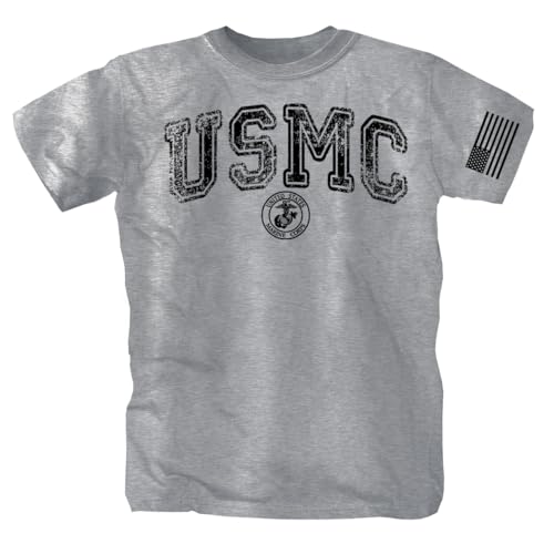 Marine Corps USMC Shirt T-Shirt grau XL von P-T-D