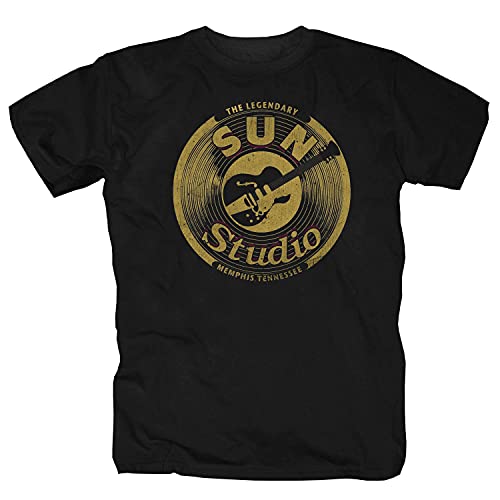 Memphis Tennessee Sun Studio Country Route Rockabilly Tattoo Records Rock Punk Musik Amerika USA T-Shirt Shirt M von P-T-D