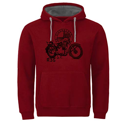 P-T-D EMW RT AWO Hoodie rot Kapuzenpullover L von P-T-D
