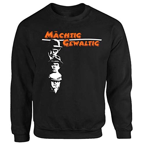 P-T-D Mächtig gewaltig Olsenbande Egon Benny Kjeld Dänemark Kult Serie Sweatshirt Pullover M von P-T-D