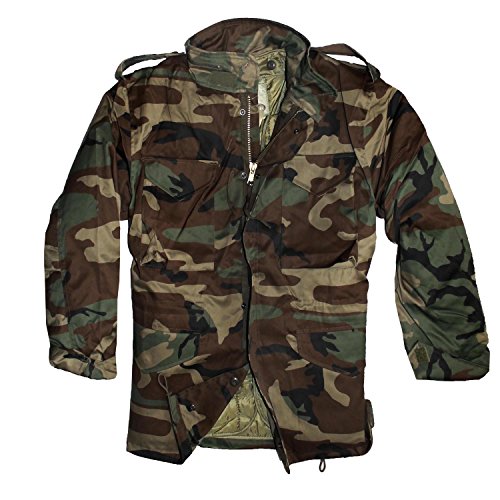 P-T-D Route 66 Chopper Militär Bobber Armee Army Jacke M65 US Feldjacke Woodland 3XL XXXL von P-T-D