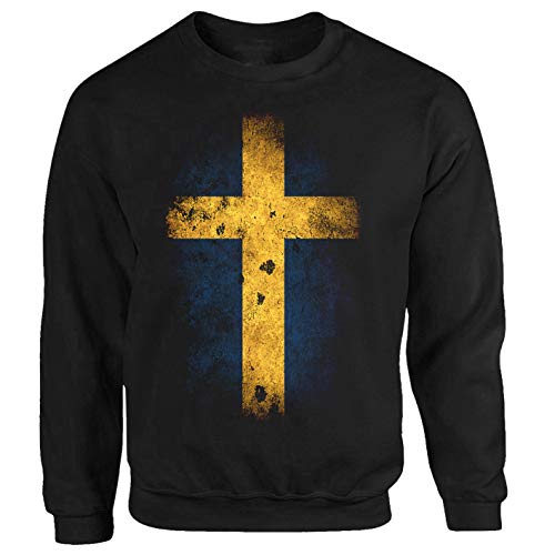 P-T-D Schweden Norwegen Wikinger Ragnar Odin Trucker Route Schottland Irland Sweatshirt Pullover M von P-T-D