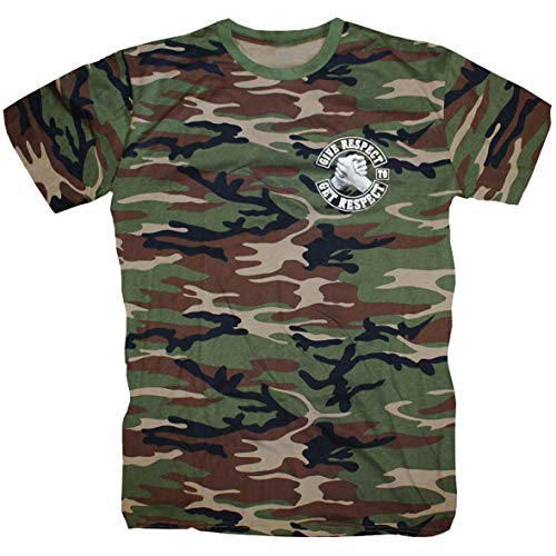 Respekt Woodland Chopper Bobber Route 66 Cafe Racer Custom Cruiser Shirt T-Shirt XL von P-T-D