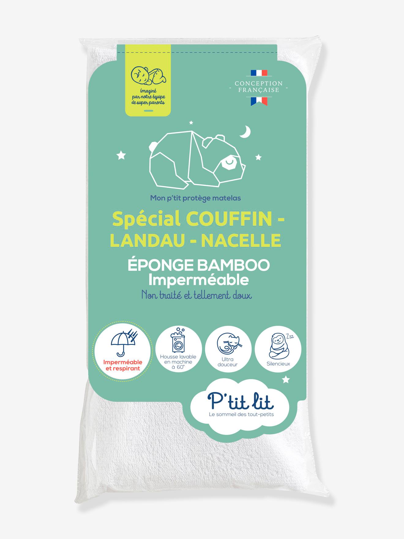 Wasserdichtes Baby & Kinder Spannbettlaken Bamboo P'TIT LIT von P Tit Lit