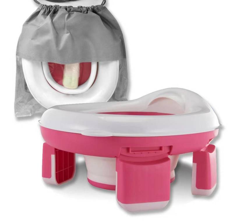 P & K Töpfchen Tragbarer Toilettensitz Reise-Toilette, faltbar und leicht zu reinigen P & K Töpfchen Tragbarer Toilettensitz Reise-Toilette, faltbar und leicht zu reinigen von P & K