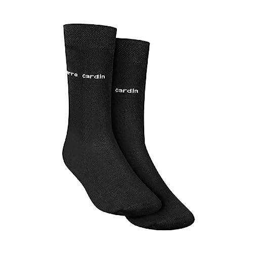 3 Paar Pierre Cardin® Herren Business-Socken, Baumwoll-Socken, Anzug-Socken, Schwarz, EU 39-42 von P. Cardin