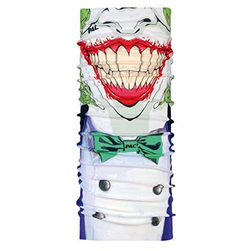 Facemask Joker Multifunktionstuch - nahtloses Mikrofaser Schlauchtuch, Halstuch, Schal, Kopftuch, Unisex, 10 Anwendungsmöglichkeiten von P.A.C.