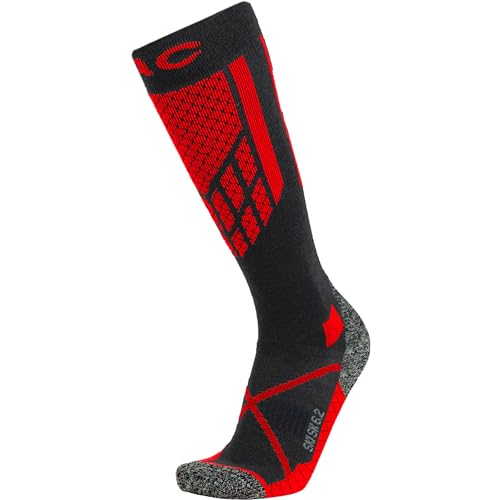 P.A.C. Damen Skisocken SK 6.2 Technical Pro Anthracite-red 38-41 von P.A.C.