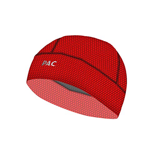 P.A.C. Day & Night Reversible Hat Redbeat - wendbare, funktionelle Mütze, Unisex, Thermoregulierung von P.A.C.