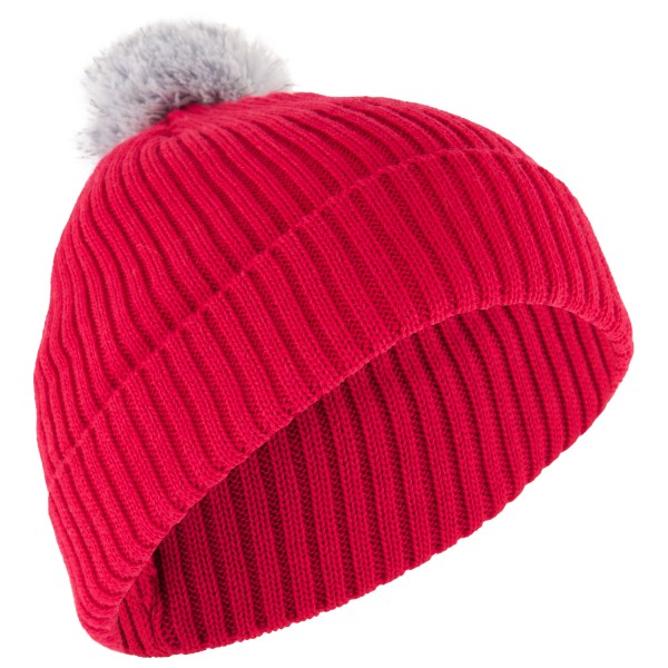 P.A.C. - Kid's Oloma Reflective Pom Beanie - Mütze Gr One Size rot von P.A.C.