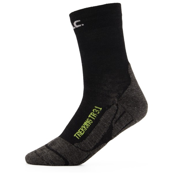 P.A.C. - Kid's Trekking Light - Wandersocken Gr 23-26 schwarz von P.A.C.
