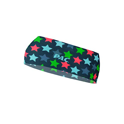 P.A.C. Kids Headband Asterisk - funktionelles Mikrofaser Stirnband, Halstuch, Schal, Kopftuch, Unisex von P.A.C.