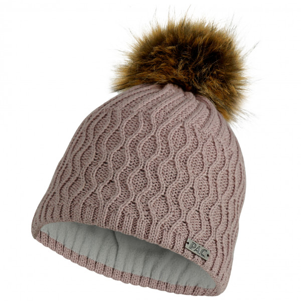 P.A.C. - Kids Kisala Pom Beanie - Mütze Gr One Size beige;braun von P.A.C.