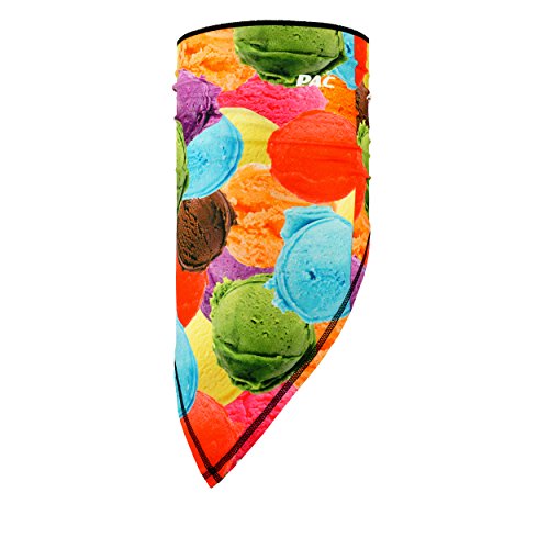 P.A.C. Kids UV Bandito Ice Cream Cool Multifunktionstuch - UV-Schutz Bandana, Schlauchtuch, Halstuch, Schal, Unisex, Thermoregulierung von P.A.C.