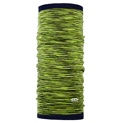 P.A.C. Merino Cell-Wool Pro+ Multifunktionstuch - Outdoortuch, Skituch, Halstuch, nachhaltiges Schlauchtuch, Schal, Kopftuch, Stirnband, verschiedenste Designs, Unisex, 10 Tragevarianten von P.A.C.