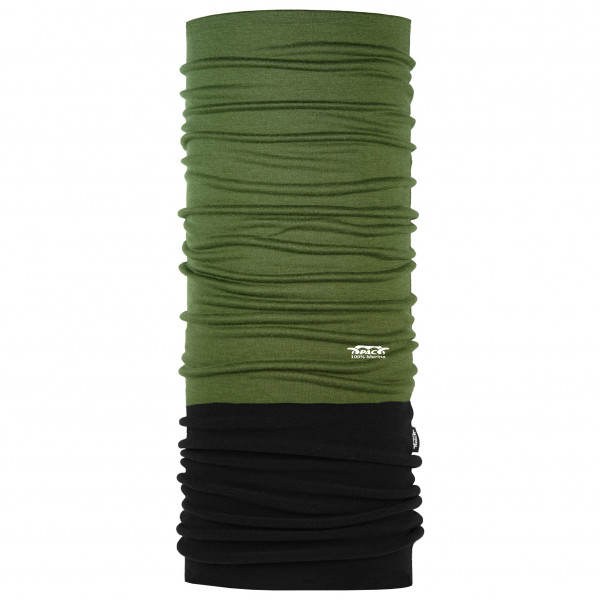P.A.C. - Merino Fleece - Schlauchschal Gr One Size oliv von P.A.C.