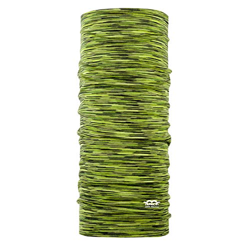 P.A.C. Merino Wolle Multifunktionstuch - Outdoortuch, nahtloses Halstuch, non-Mulesing Wolle, nachhaltiges Schlauchtuch, Schal, Kopftuch, Stirnband, verschiedenste Designs, Unisex, 10 Tragevarianten von P.A.C.