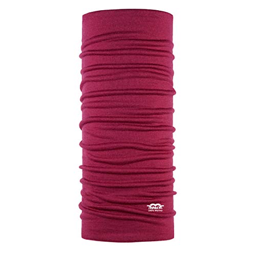 P.A.C. Merino Wolle Multifunktionstuch - Outdoortuch, nahtloses Halstuch, non-Mulesing Wolle, nachhaltiges Schlauchtuch, Schal, Kopftuch, Stirnband, verschiedenste Designs, Unisex, 10 Tragevarianten von P.A.C.