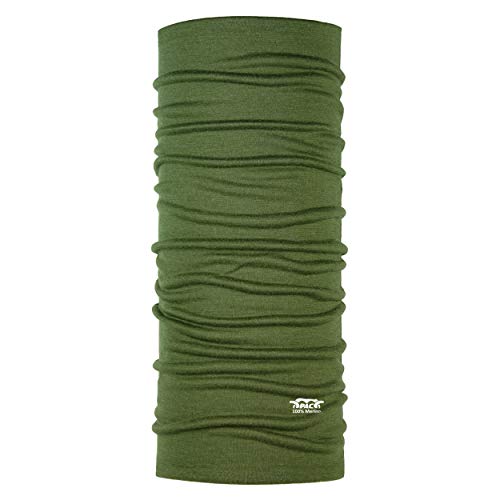 P.A.C. Merino Wool Jagd Multifunktionstuch - Merinowoll Schlauchtuch, Halstuch, Schal, Kopftuch, Unisex, 10 Anwendungsmöglichkeiten von P.A.C.