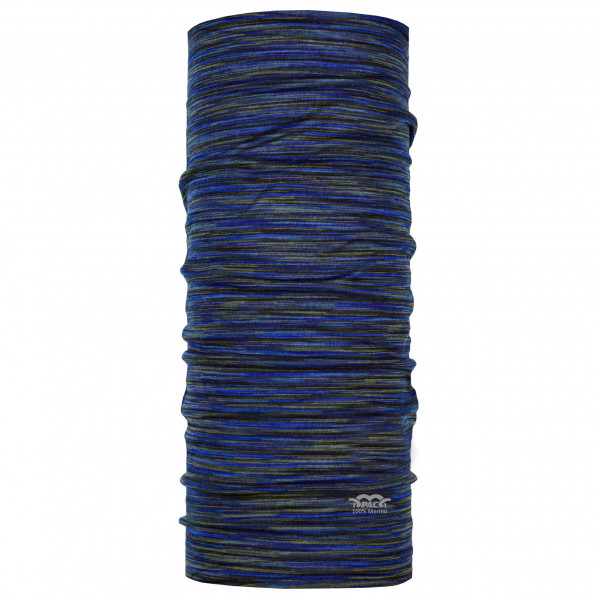 P.A.C. - Merino Wool - Schlauchschal Gr One Size blau von P.A.C.