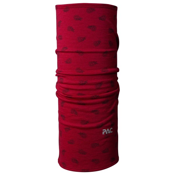 P.A.C. - Merino Wool - Schlauchschal Gr One Size rot von P.A.C.