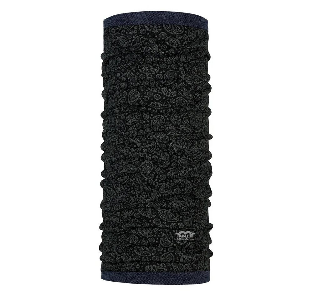 P.A.C. Modeschal Merino Cell-Wool Pro+ paisley black von P.A.C.