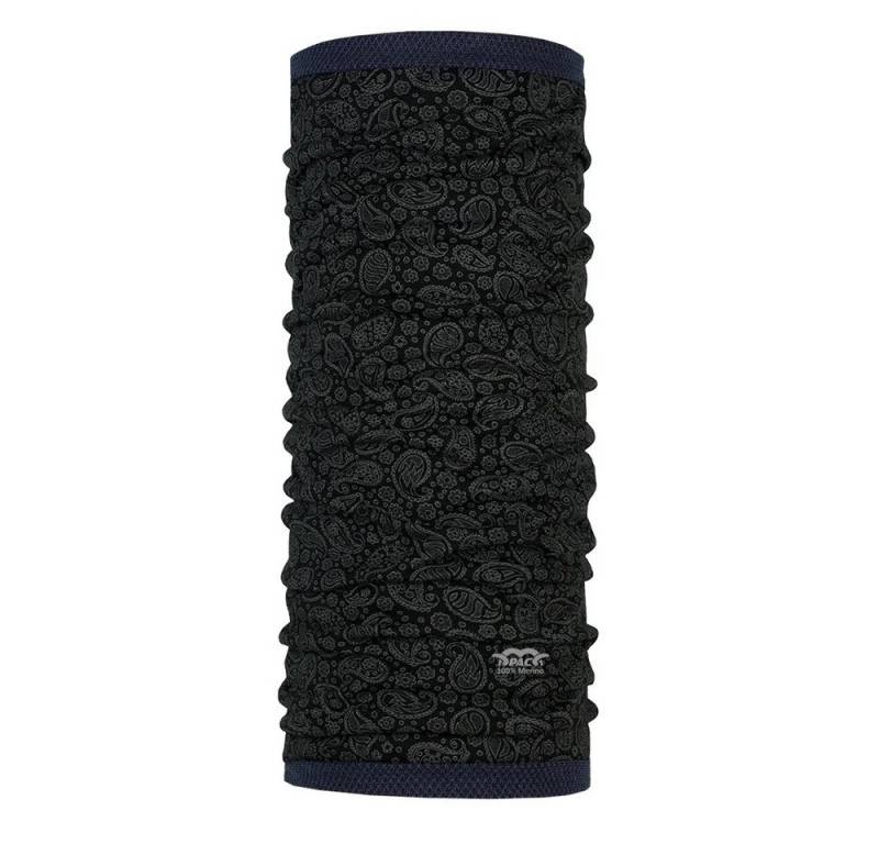 P.A.C. Modeschal Merino Cell-Wool Pro+ paisley black von P.A.C.