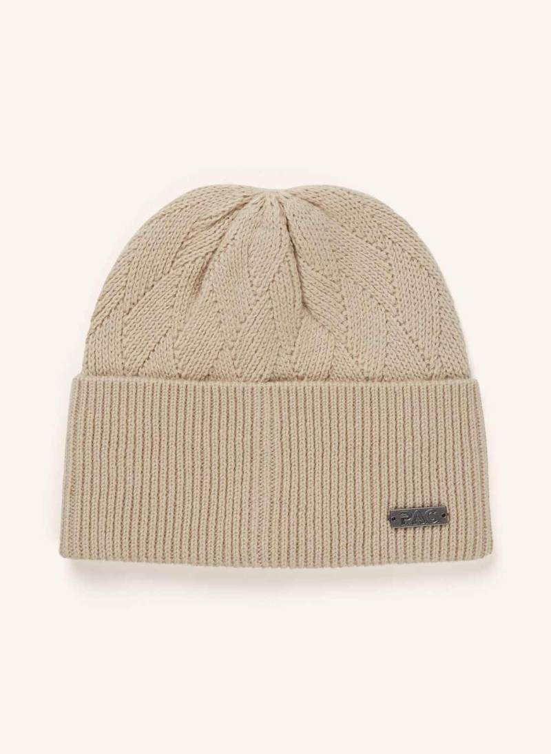 P.A.C. Mütze Kenla Mit Merinowolle beige von P.A.C.