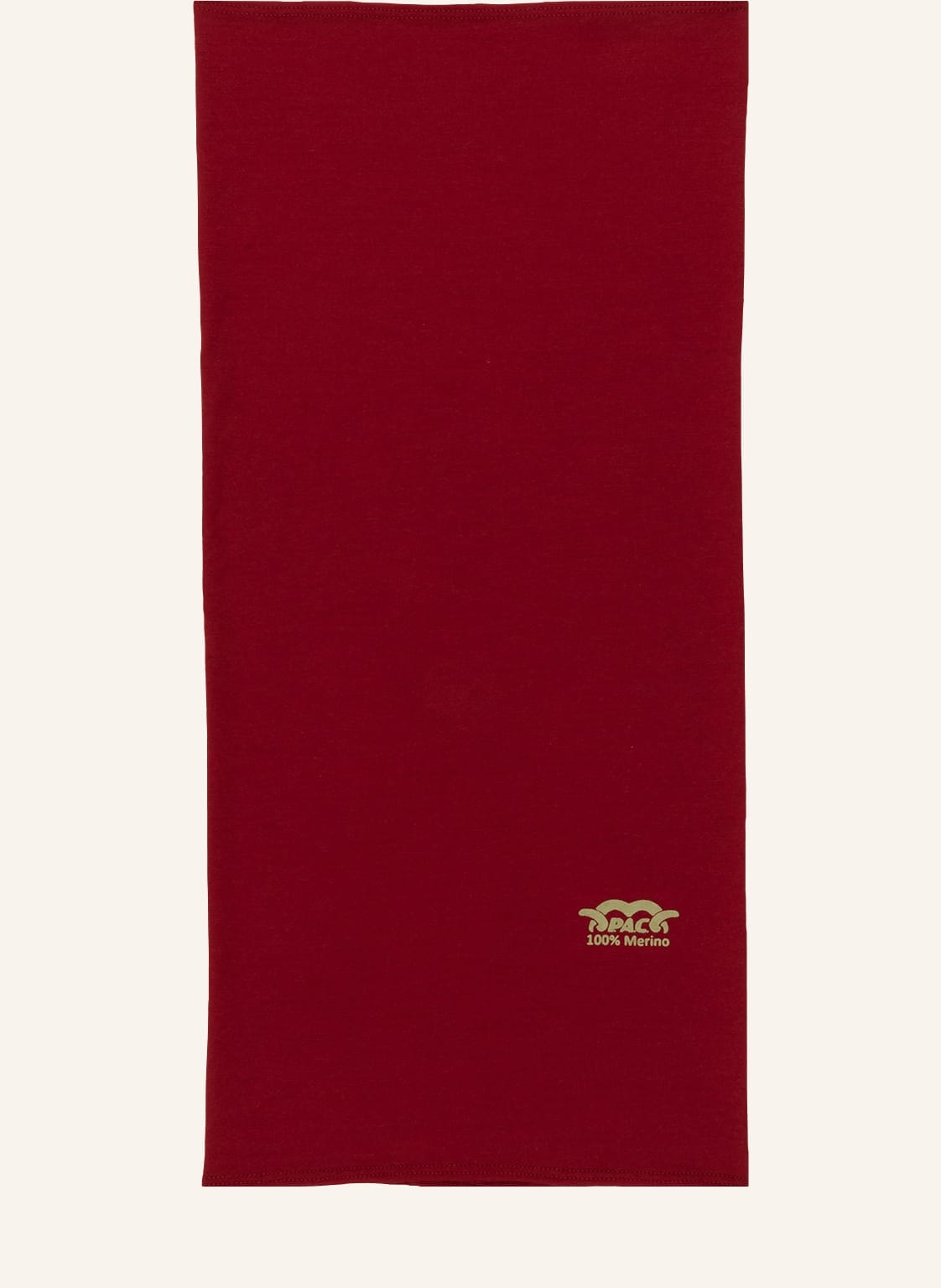 P.A.C. Multifunktionstuch Aus Merinowolle rot von P.A.C.