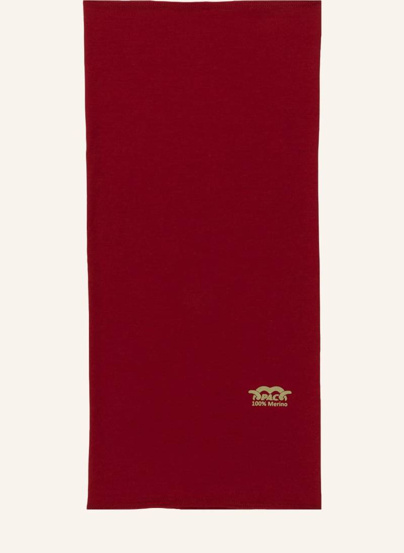 P.A.C. Multifunktionstuch Aus Merinowolle rot von P.A.C.
