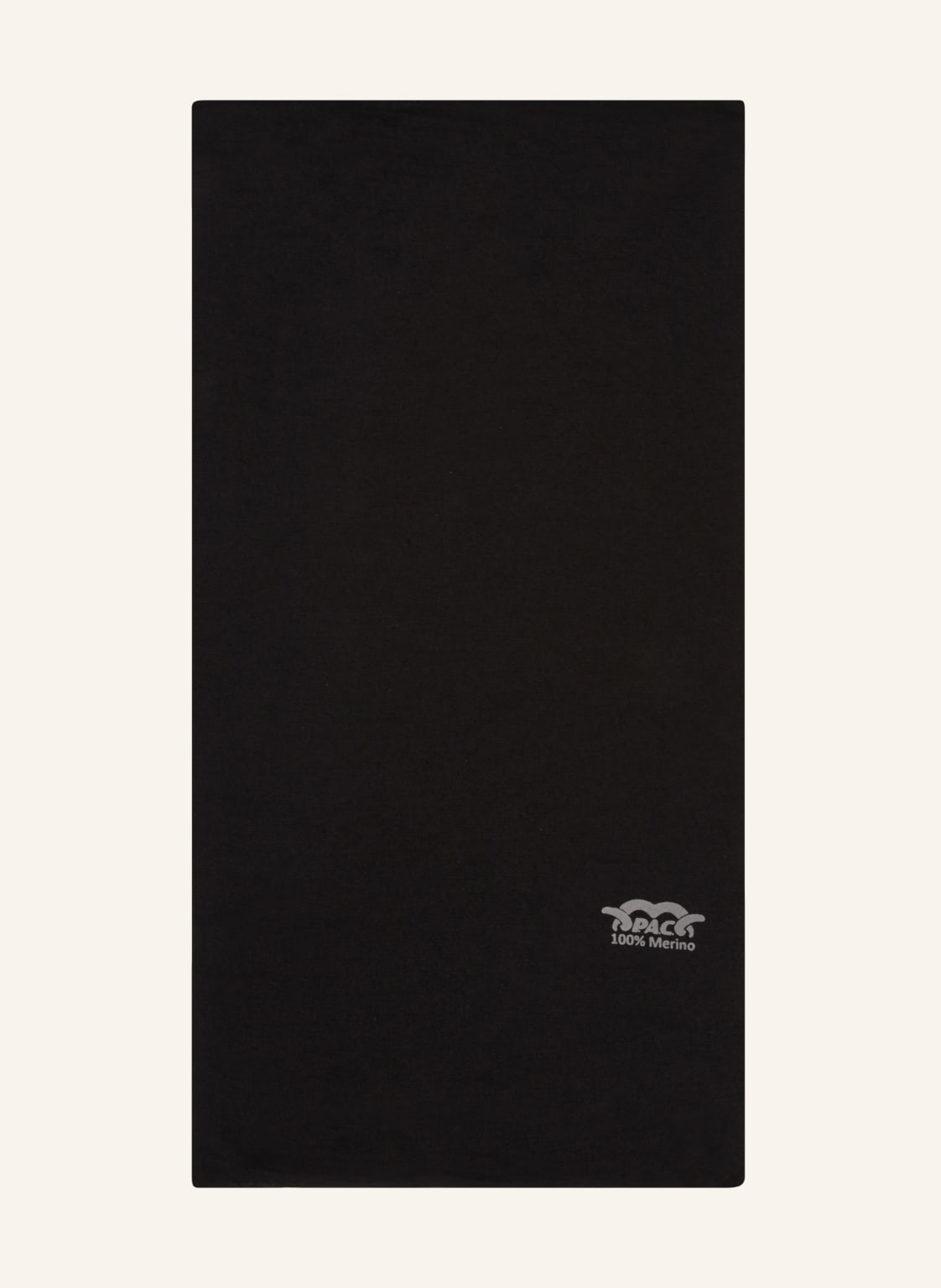 P.A.C. Multifunktionstuch Merino Cell-Wool Pro+ Zum Wenden schwarz von P.A.C.