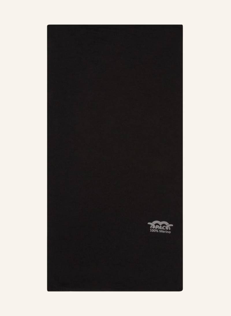 P.A.C. Multifunktionstuch Merino Cell-Wool Pro+ Zum Wenden schwarz von P.A.C.