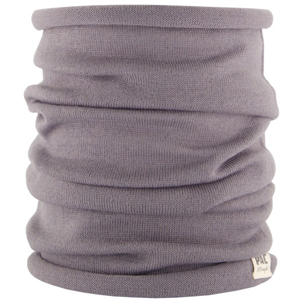 P.A.C. - Nature Merin 100% Recycled Merino Neckwarmer - Schlauchschal Gr One Size grau von P.A.C.