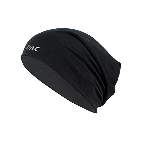 P.A.C. Original Beanie Black Funktionsbeanie - atmungsaktive, funktionelle Mikrofaser Beanie, Mütze, Unisex, Thermoregulierung von P.A.C.