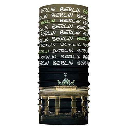 P.A.C. Original Berlin Multifunktionstuch - nahtloses Mikrofaser Schlauchtuch, Unisex, 10 Anwendungsmöglichkeiten von P.A.C.