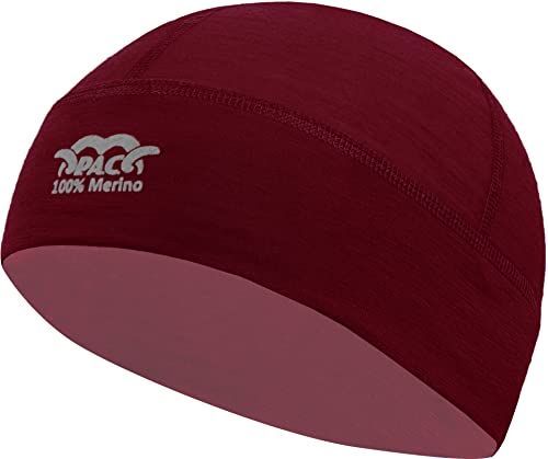 P.A.C. PAC Merino Hat, One Size, Plum von P.A.C.