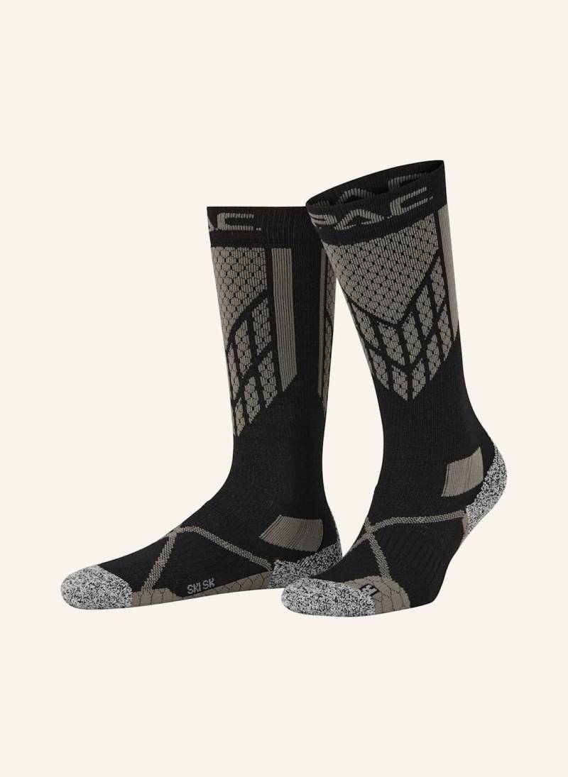 P.A.C. Skisocken Sk 6.2 Merino Technical Pro Mit Merinowolle schwarz von P.A.C.