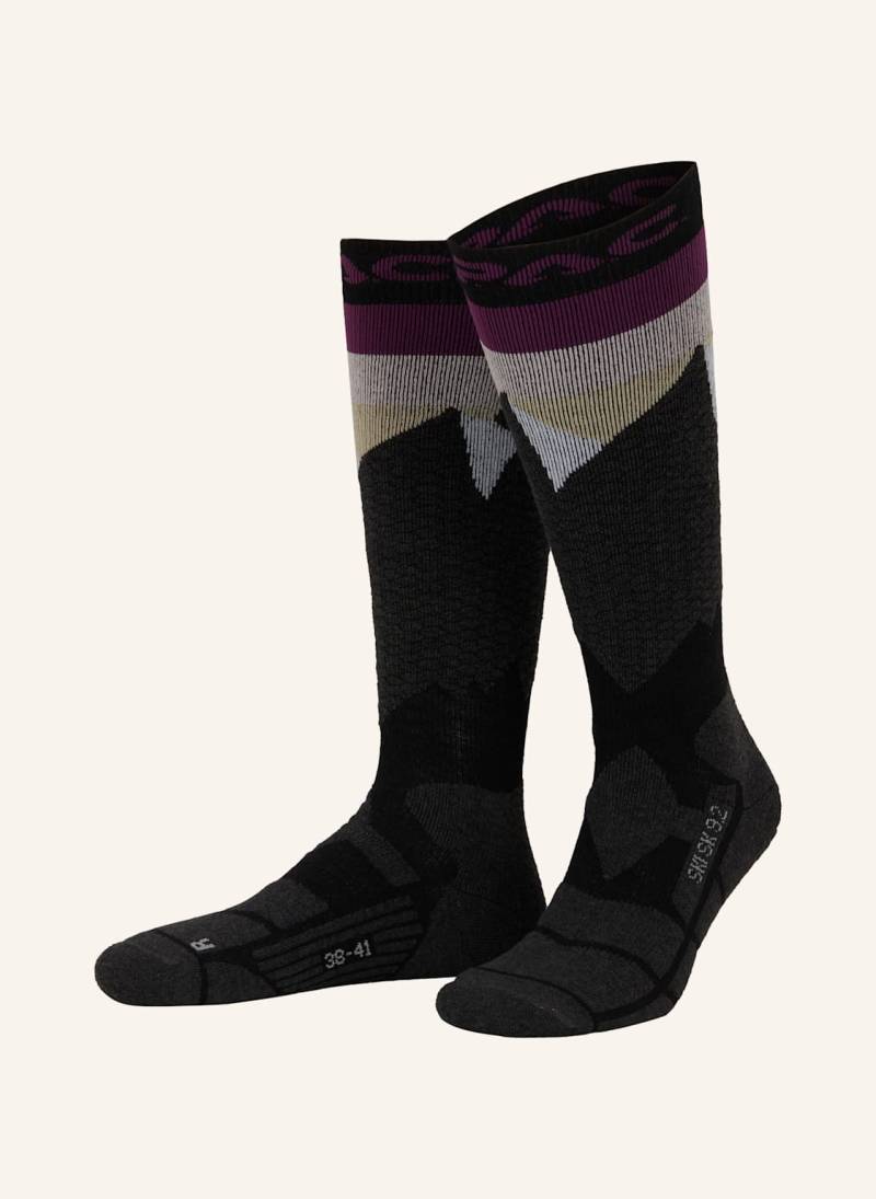 P.A.C. Skisocken Sk 9.2 Merino Extra Warm Mit Merinowolle grau von P.A.C.