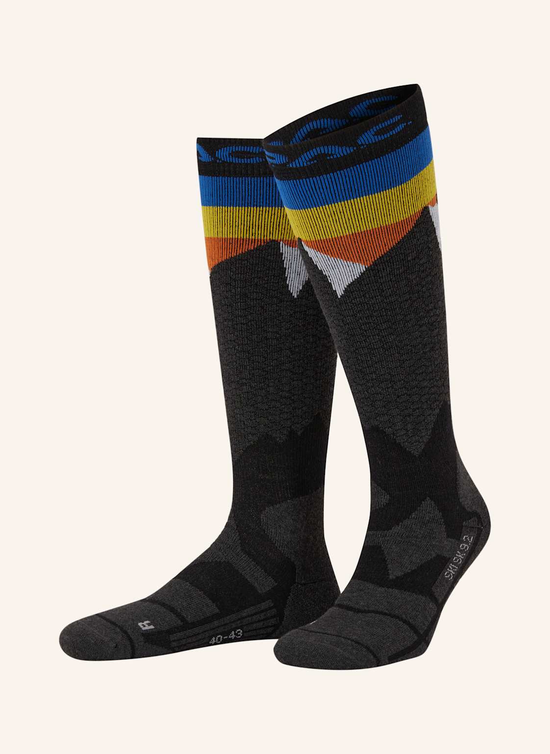 P.A.C. Skisocken Sk 9.2 Merino Extra Warm Mit Merinowolle grau von P.A.C.