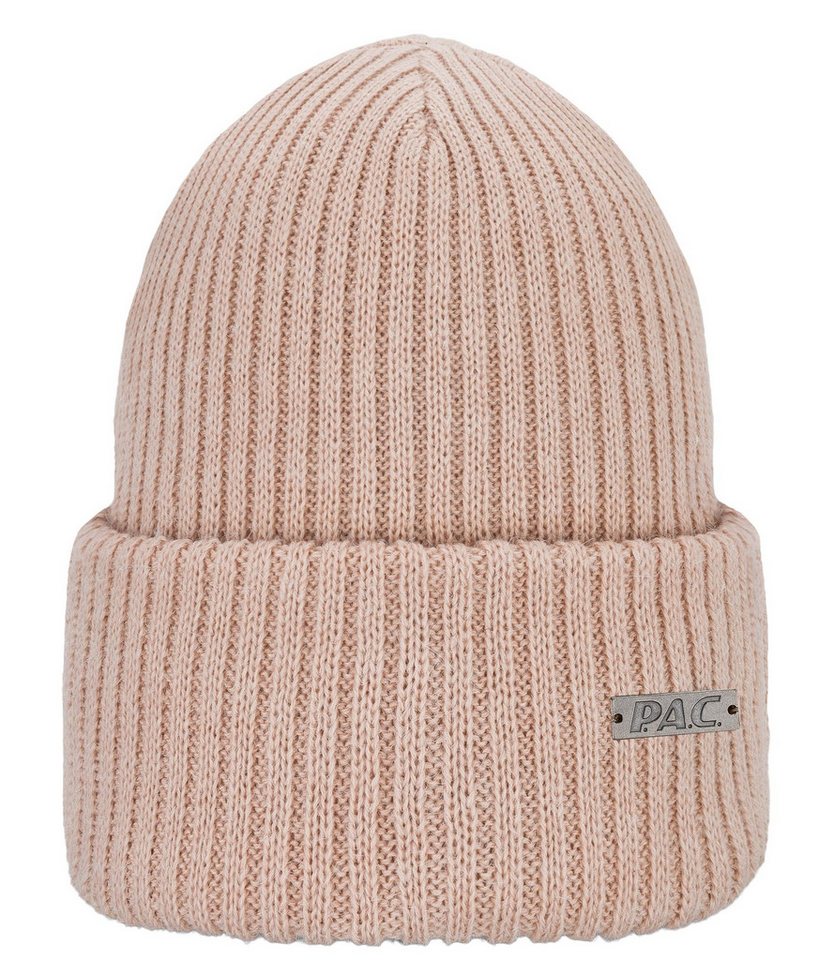 P.A.C. Strickmütze Gizme cashmiere Beanie peach von P.A.C.