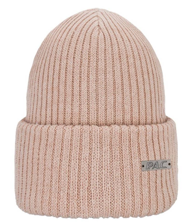 P.A.C. Strickmütze Gizme cashmiere Beanie peach von P.A.C.